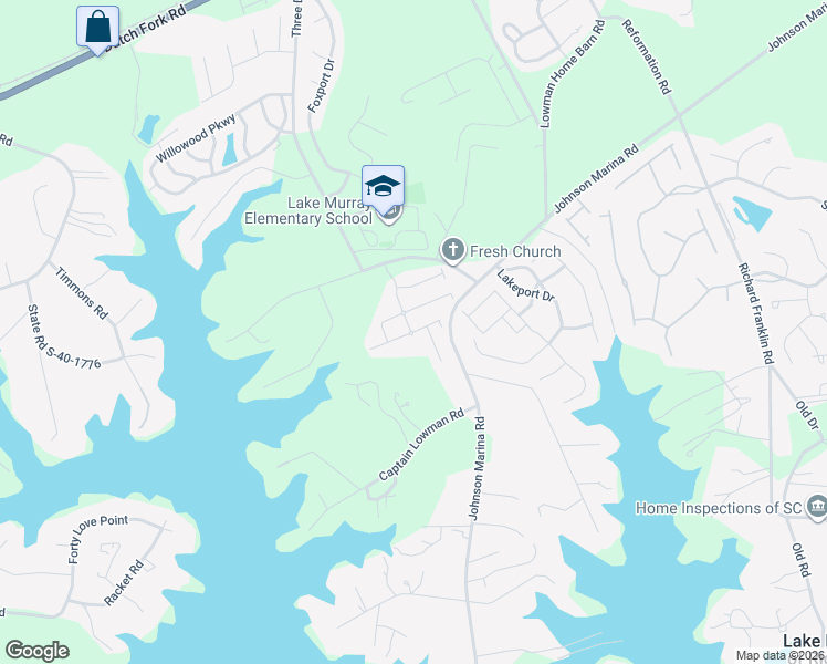 map of restaurants, bars, coffee shops, grocery stores, and more near 311 Lanyard Lane in Chapin