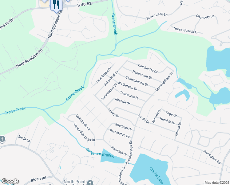 map of restaurants, bars, coffee shops, grocery stores, and more near 217 Reseda Drive in Columbia