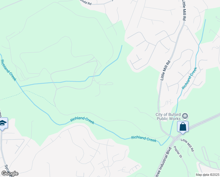 map of restaurants, bars, coffee shops, grocery stores, and more near in Buford