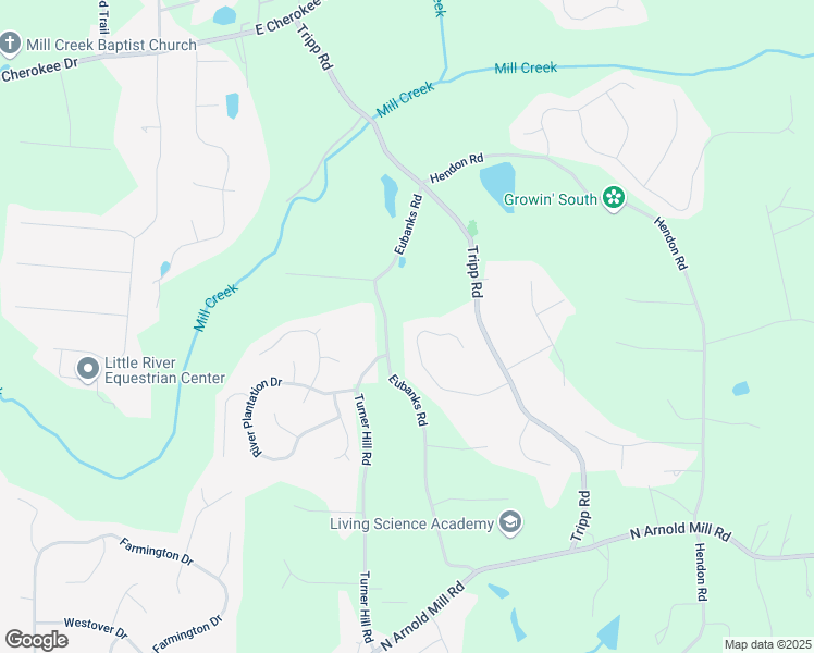 map of restaurants, bars, coffee shops, grocery stores, and more near 827 Pinehurst Drive in Woodstock