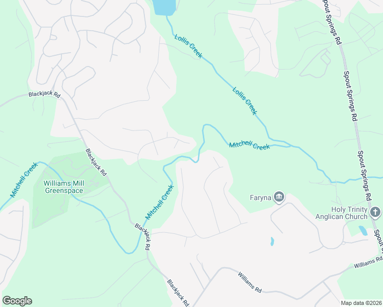 map of restaurants, bars, coffee shops, grocery stores, and more near 6334 Clearbrook Drive in Flowery Branch