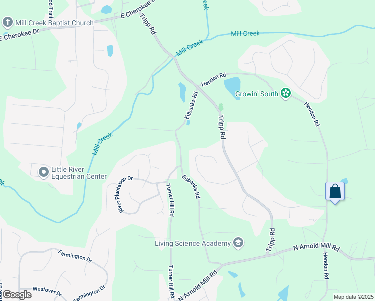 map of restaurants, bars, coffee shops, grocery stores, and more near 827 Pinehurst Drive in Woodstock