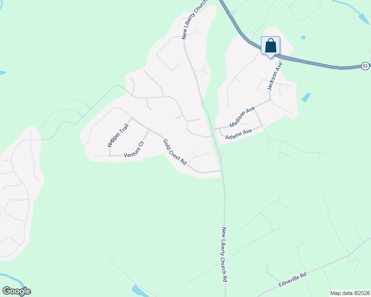 map of restaurants, bars, coffee shops, grocery stores, and more near 39 Miners Way in Braselton
