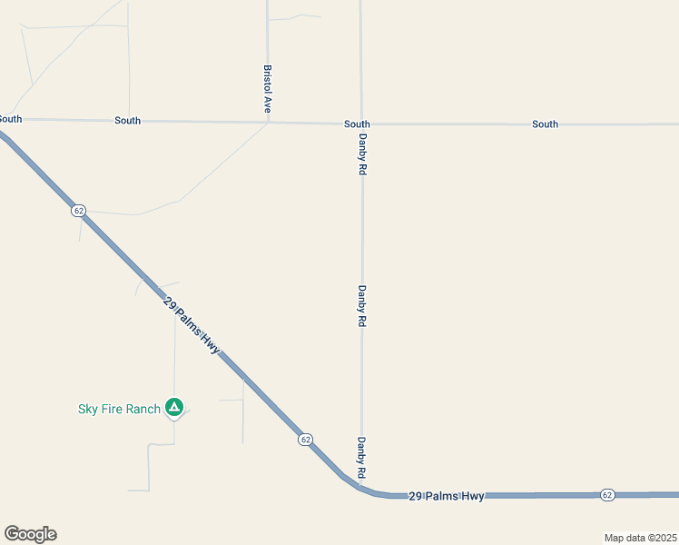 map of restaurants, bars, coffee shops, grocery stores, and more near Danby Road in San Bernardino County