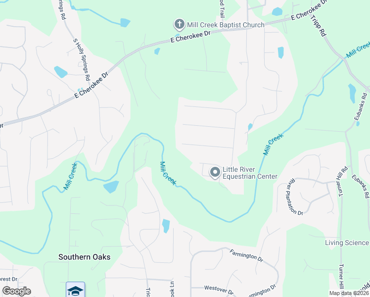 map of restaurants, bars, coffee shops, grocery stores, and more near 423 Creek Run Drive in Woodstock