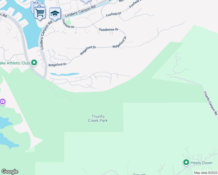 map of restaurants, bars, coffee shops, grocery stores, and more near 67 Fallen Leaf Lane in Westlake Village