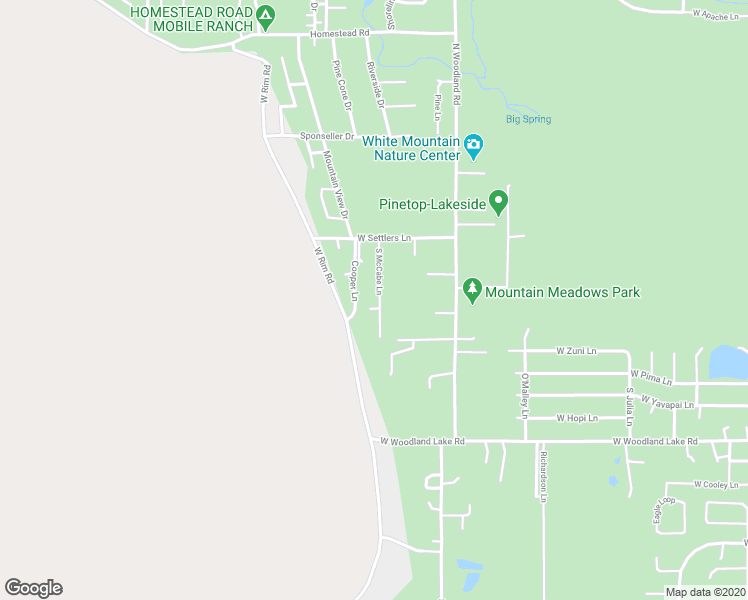 map of restaurants, bars, coffee shops, grocery stores, and more near 1078 South McCabe Lane in Navajo County