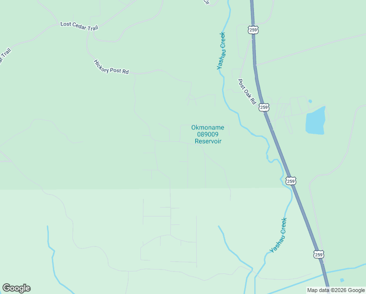 map of restaurants, bars, coffee shops, grocery stores, and more near 60 McGowen Acres Road in Broken Bow