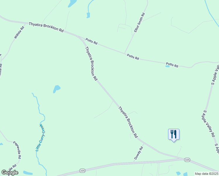 map of restaurants, bars, coffee shops, grocery stores, and more near 1429 Thyatira Brockton Road in Jefferson