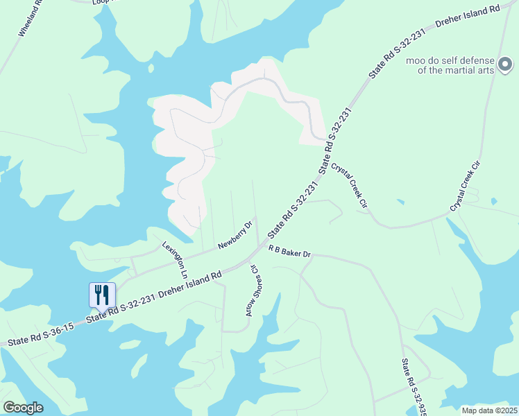map of restaurants, bars, coffee shops, grocery stores, and more near 213 Lynch Lane in Chapin