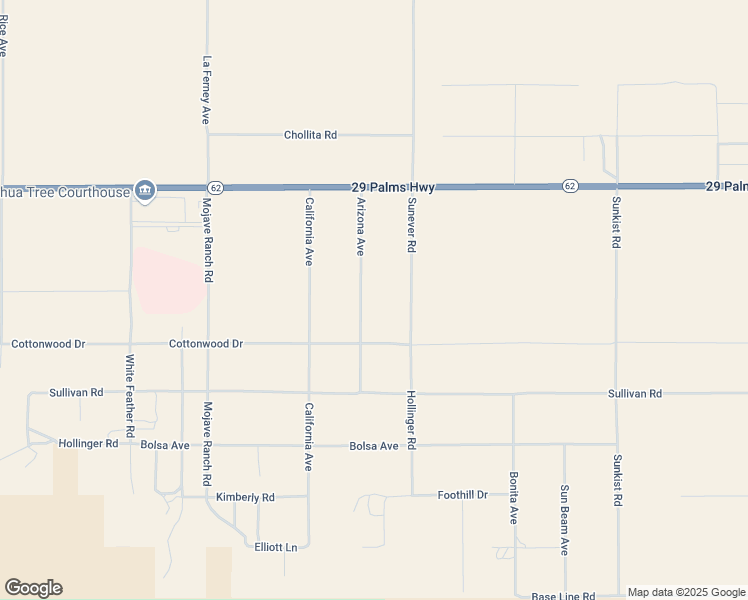 map of restaurants, bars, coffee shops, grocery stores, and more near in Joshua Tree