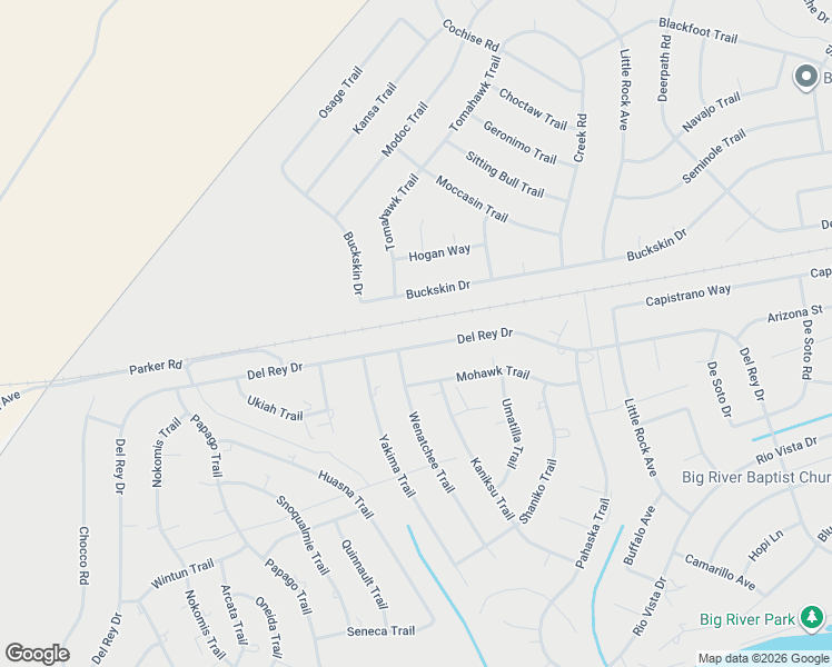 map of restaurants, bars, coffee shops, grocery stores, and more near 149520 Del Rey Drive in Big River