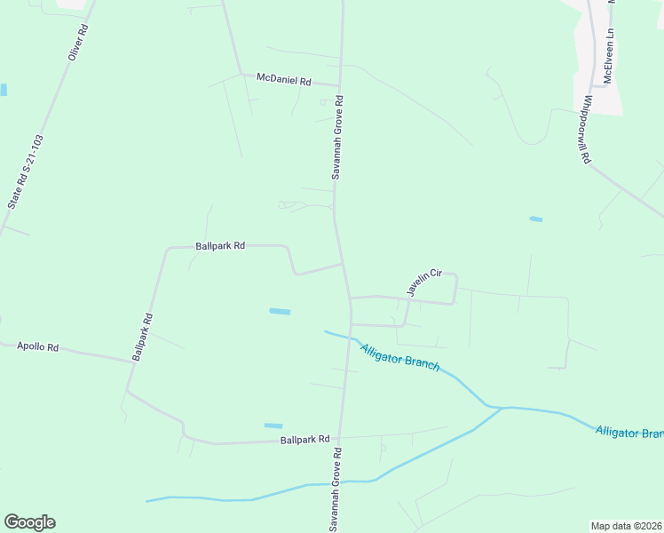 map of restaurants, bars, coffee shops, grocery stores, and more near 3221 Savannah Grove Road in Effingham