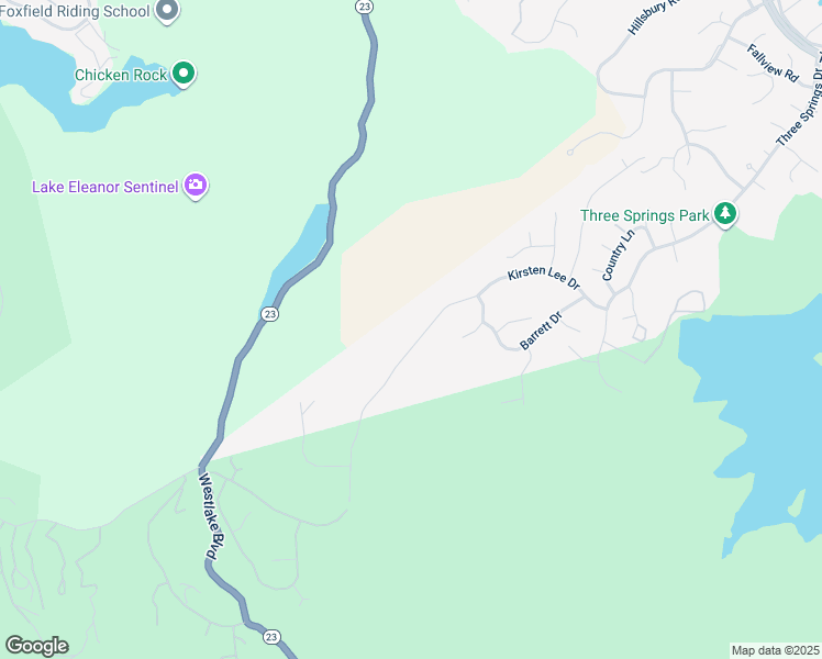 map of restaurants, bars, coffee shops, grocery stores, and more near 2253 Kirsten Lee Drive in Westlake Village