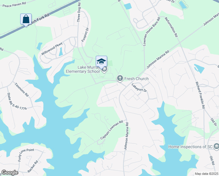 map of restaurants, bars, coffee shops, grocery stores, and more near Jackstay ct in Chapin
