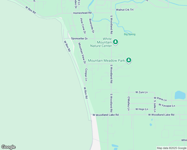 map of restaurants, bars, coffee shops, grocery stores, and more near 1078 South McCabe Lane in Navajo County