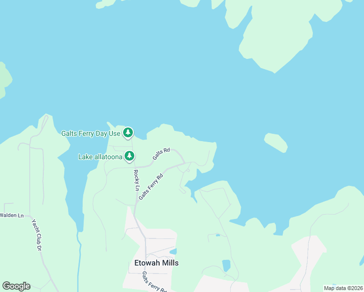 map of restaurants, bars, coffee shops, grocery stores, and more near 3195 Galts Road in Acworth