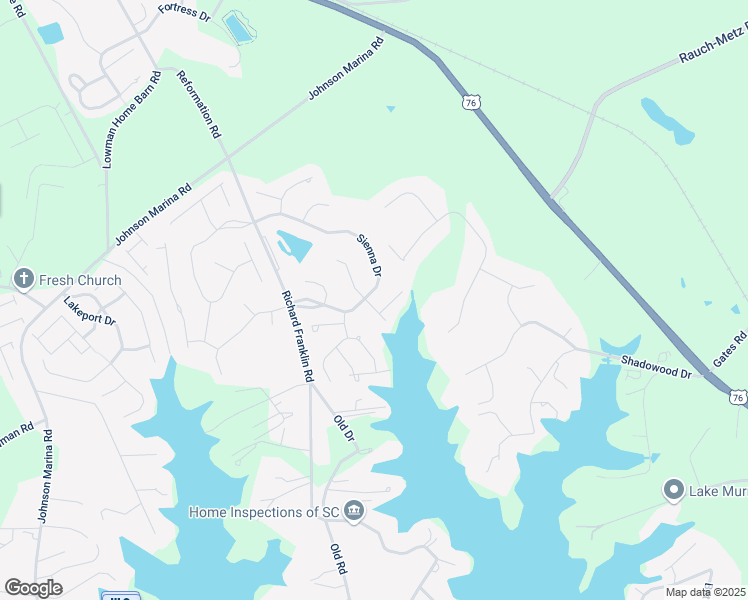 map of restaurants, bars, coffee shops, grocery stores, and more near 103 Cabot Bay Drive in Chapin