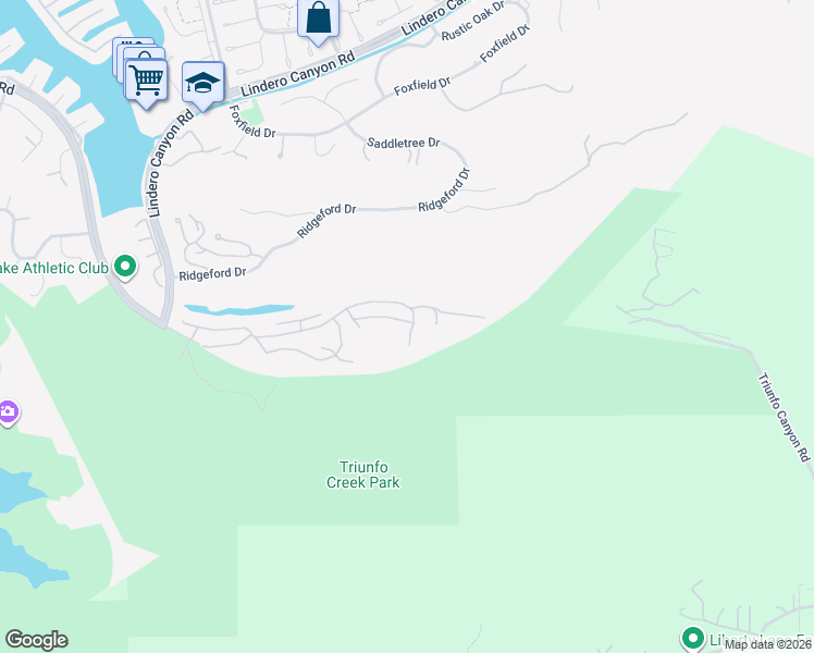 map of restaurants, bars, coffee shops, grocery stores, and more near 95 Sherwood Drive in Westlake Village