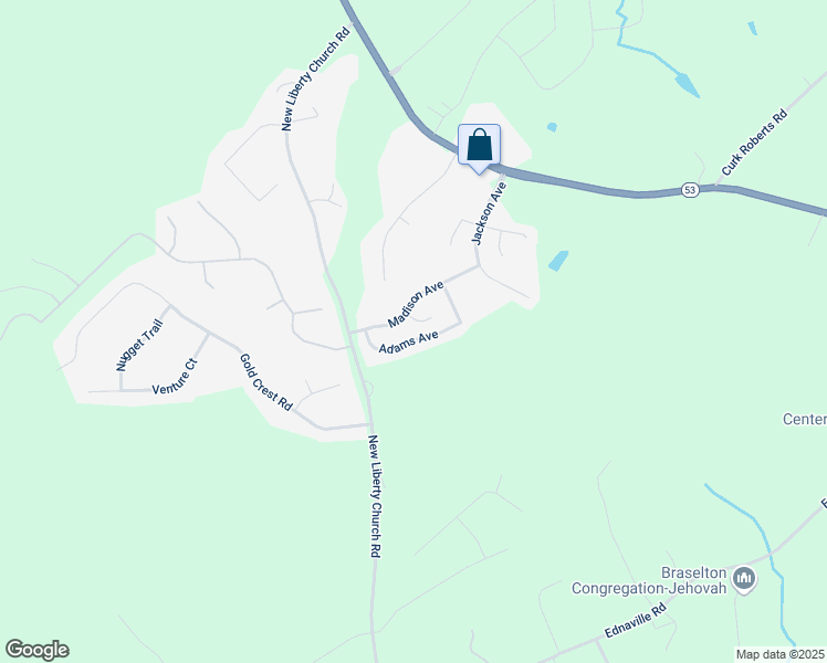 map of restaurants, bars, coffee shops, grocery stores, and more near 1720 Grant Court in Braselton