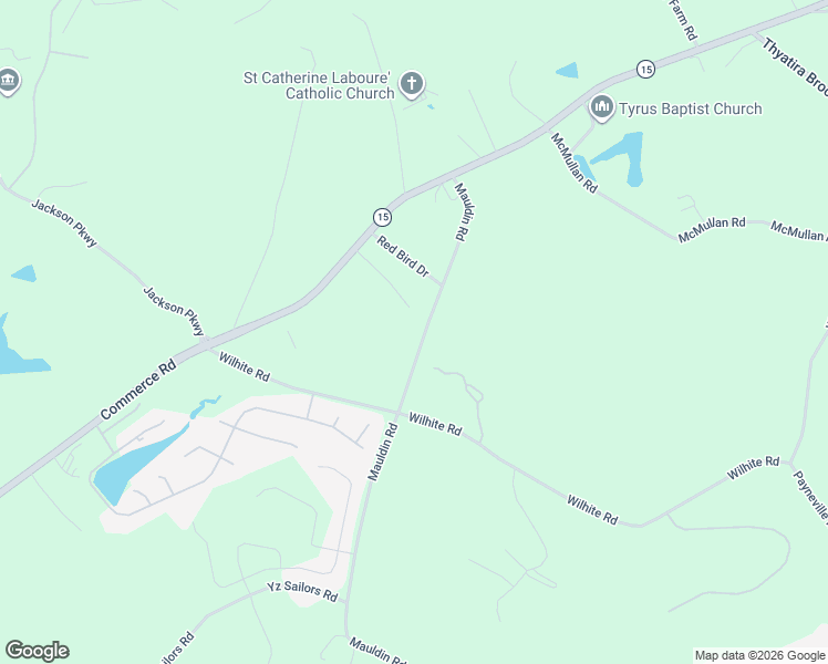 map of restaurants, bars, coffee shops, grocery stores, and more near 1533 Mauldin Road in Jefferson