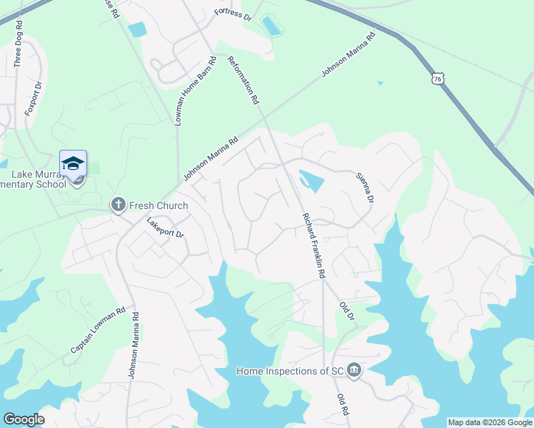 map of restaurants, bars, coffee shops, grocery stores, and more near 590 Eagles Rest Drive in Chapin