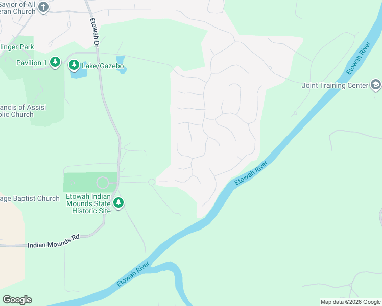 map of restaurants, bars, coffee shops, grocery stores, and more near 1 Ardmore Circle in Cartersville