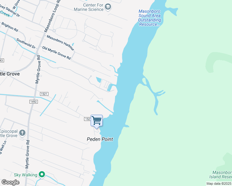 map of restaurants, bars, coffee shops, grocery stores, and more near 5424 Marina Club Drive in Wilmington