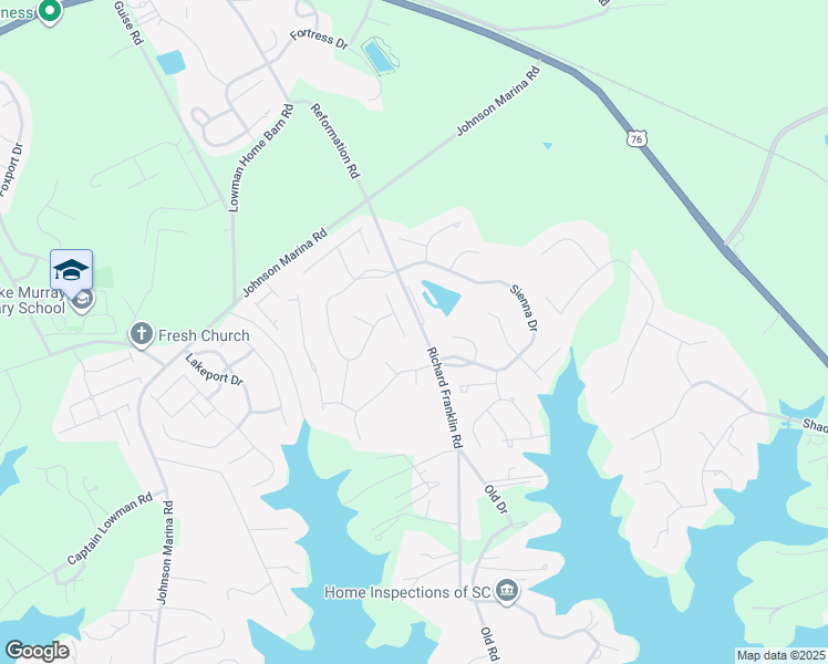 map of restaurants, bars, coffee shops, grocery stores, and more near 608 Sea Doo Drive in Chapin