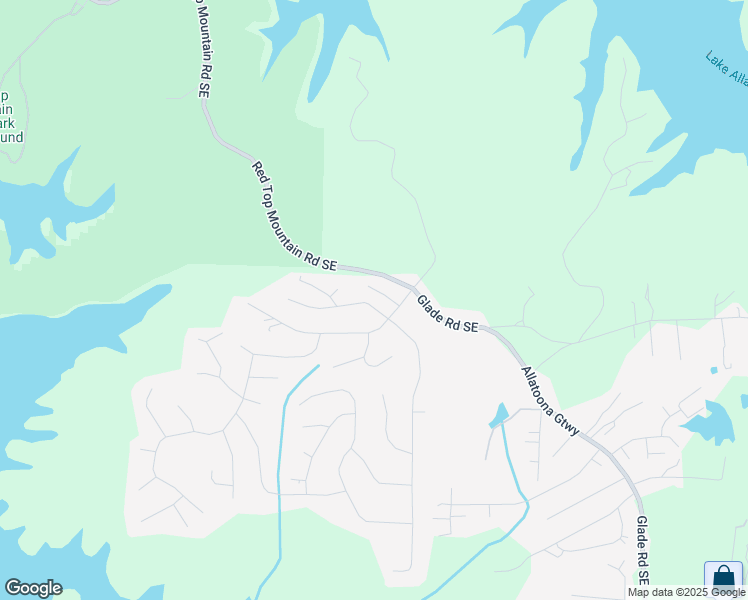 map of restaurants, bars, coffee shops, grocery stores, and more near 7303 Lucky Lane in Acworth