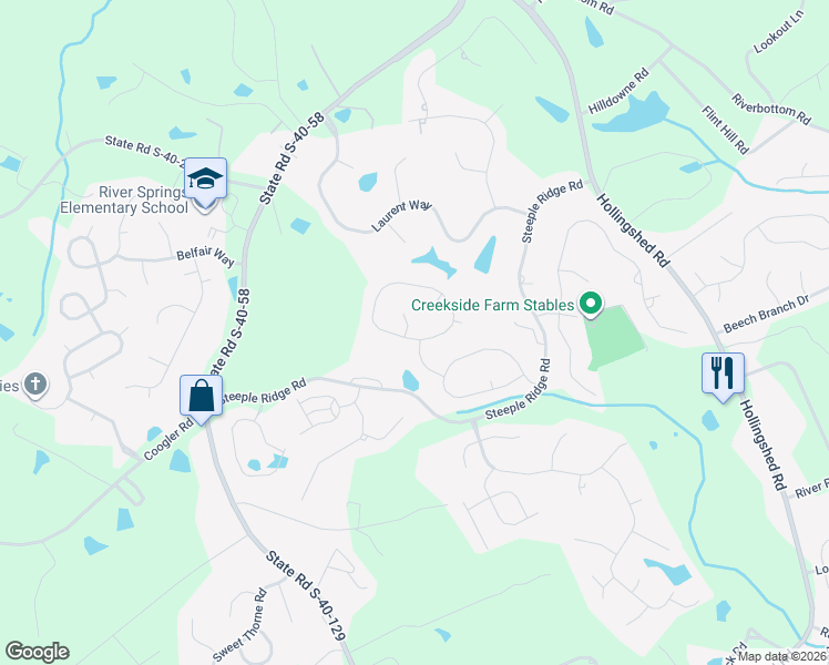 map of restaurants, bars, coffee shops, grocery stores, and more near 229 Treyburn Circle in Irmo