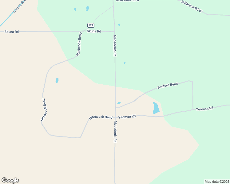 map of restaurants, bars, coffee shops, grocery stores, and more near 3874 Macedonia Road in Pontotoc