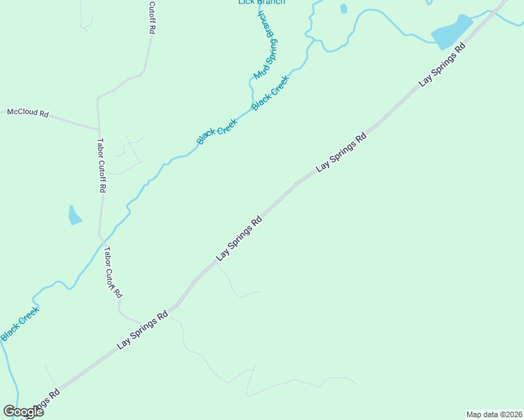 map of restaurants, bars, coffee shops, grocery stores, and more near 9710 Lay Springs Road in Gadsden