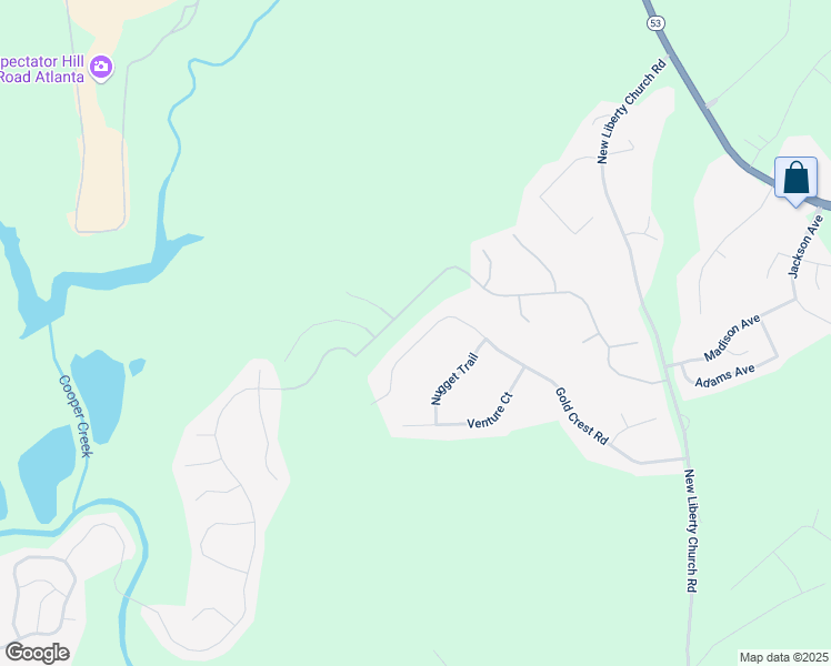 map of restaurants, bars, coffee shops, grocery stores, and more near 714 Gold Crest Road in Braselton