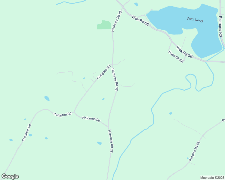 map of restaurants, bars, coffee shops, grocery stores, and more near 808 Harmony Road Southeast in Aragon