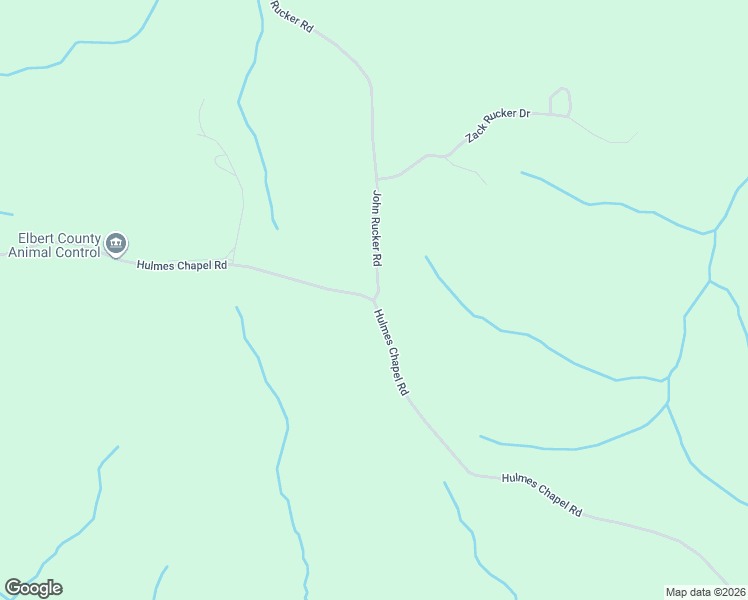 map of restaurants, bars, coffee shops, grocery stores, and more near 1410 John Rucker Road in Elberton