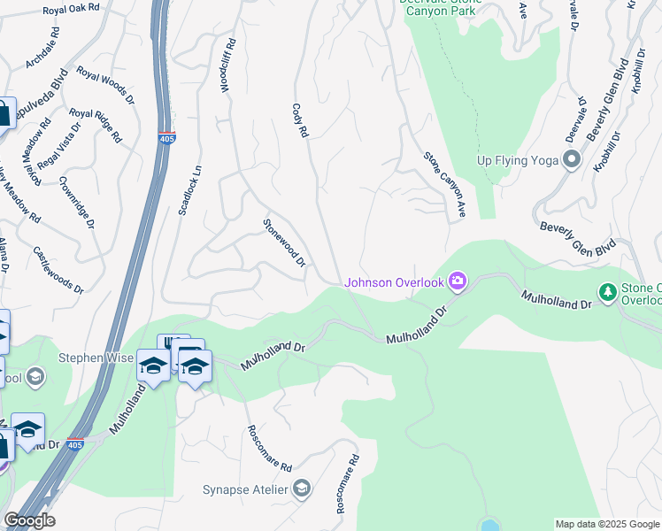 map of restaurants, bars, coffee shops, grocery stores, and more near 3508 Cody Road in Los Angeles