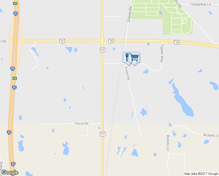 map of restaurants, bars, coffee shops, grocery stores, and more near 3336 South Commerce Street in Ardmore