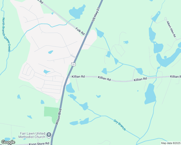 map of restaurants, bars, coffee shops, grocery stores, and more near 141 Killian Road in Columbia