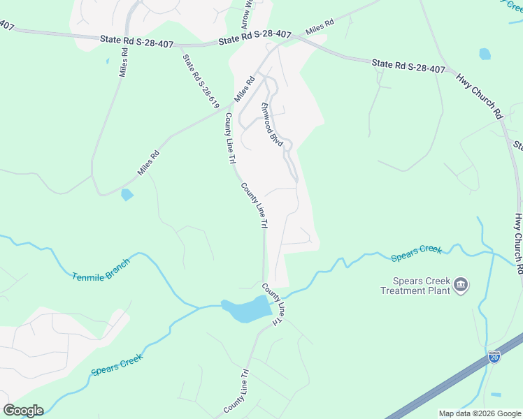 map of restaurants, bars, coffee shops, grocery stores, and more near County Line Trail in Elgin