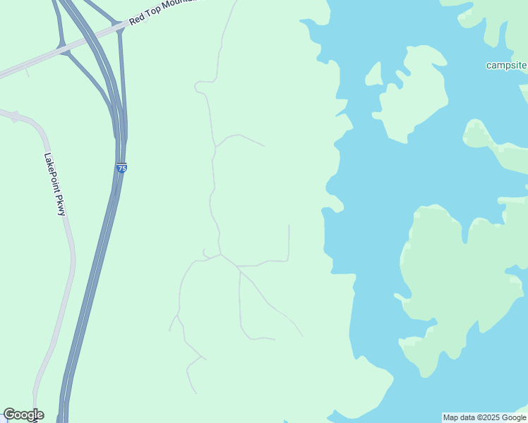 map of restaurants, bars, coffee shops, grocery stores, and more near 21 Edgewater Drive Southeast in Cartersville