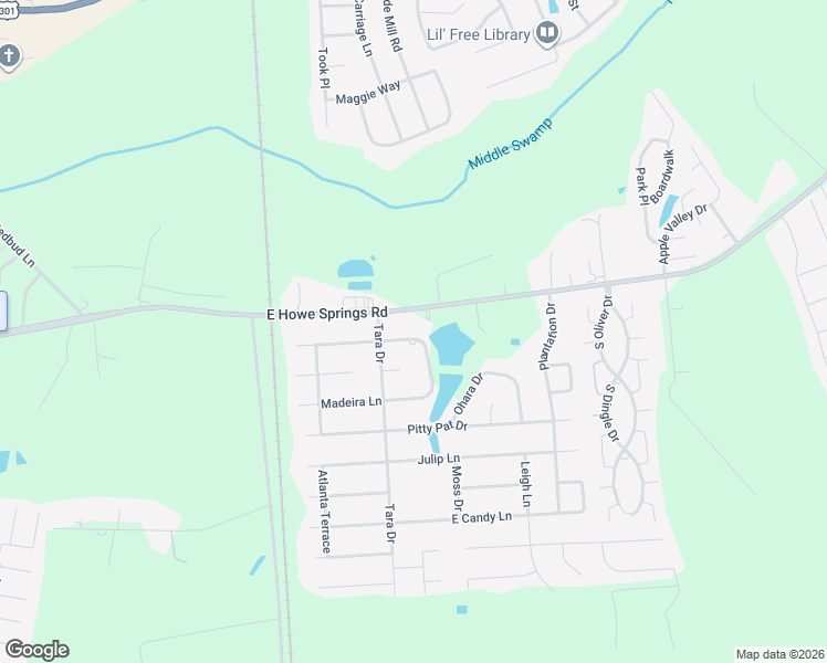 map of restaurants, bars, coffee shops, grocery stores, and more near 3214 South Brandy Circle in Florence