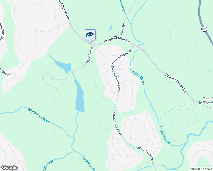 map of restaurants, bars, coffee shops, grocery stores, and more near 6551 Autumn Ridge Way in Hoschton