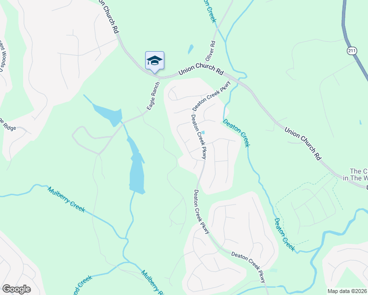 map of restaurants, bars, coffee shops, grocery stores, and more near 6551 Autumn Ridge Way in Hoschton