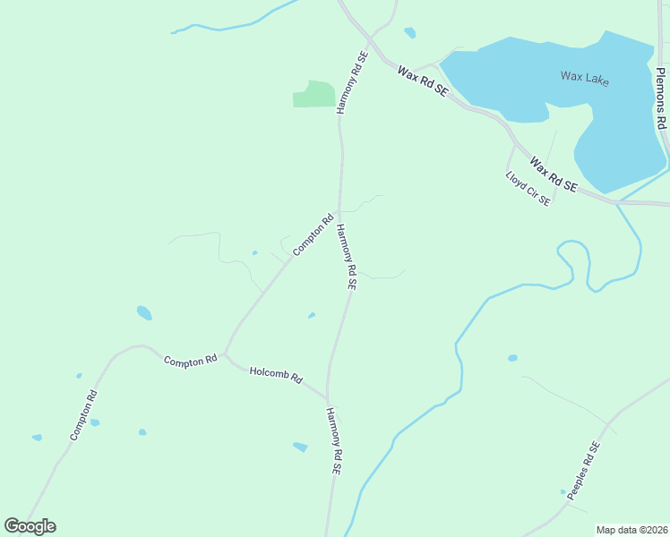 map of restaurants, bars, coffee shops, grocery stores, and more near 808 Harmony Road Southeast in Aragon