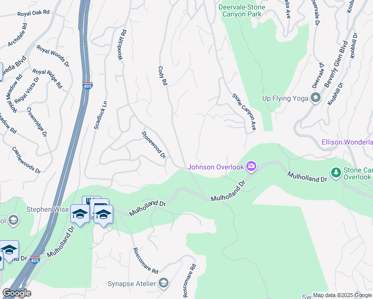 map of restaurants, bars, coffee shops, grocery stores, and more near 3508 Cody Road in Los Angeles