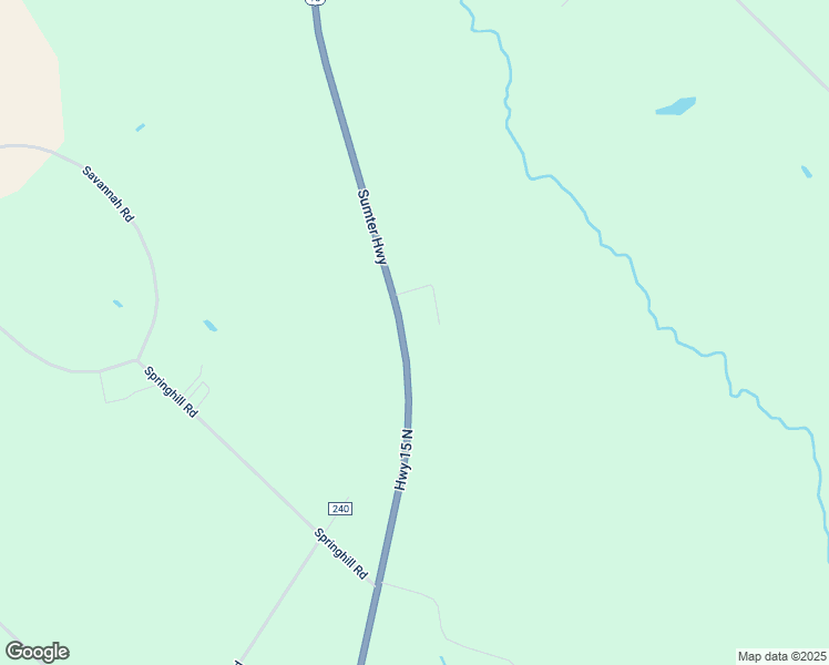 map of restaurants, bars, coffee shops, grocery stores, and more near Sumter Highway in Bishopville