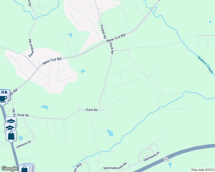 map of restaurants, bars, coffee shops, grocery stores, and more near 106 Kerby Circle in Braselton