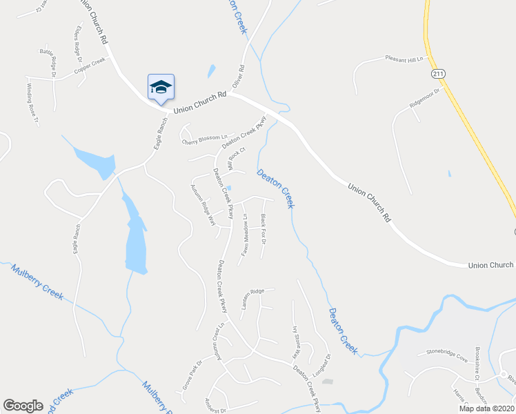 map of restaurants, bars, coffee shops, grocery stores, and more near 6708 Black Fox Drive in Hoschton