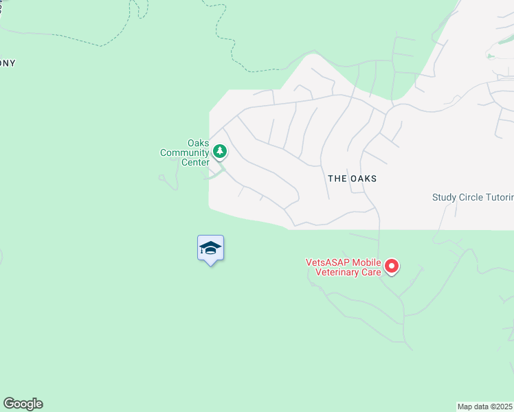 map of restaurants, bars, coffee shops, grocery stores, and more near 3781 Prado de Fucsia in Calabasas